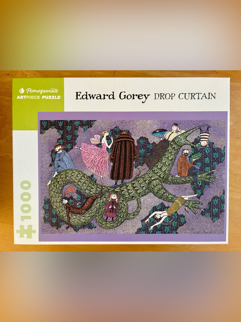 Pomegranate Edward Gorey Drop Curtain 1000 Piece Puzzle